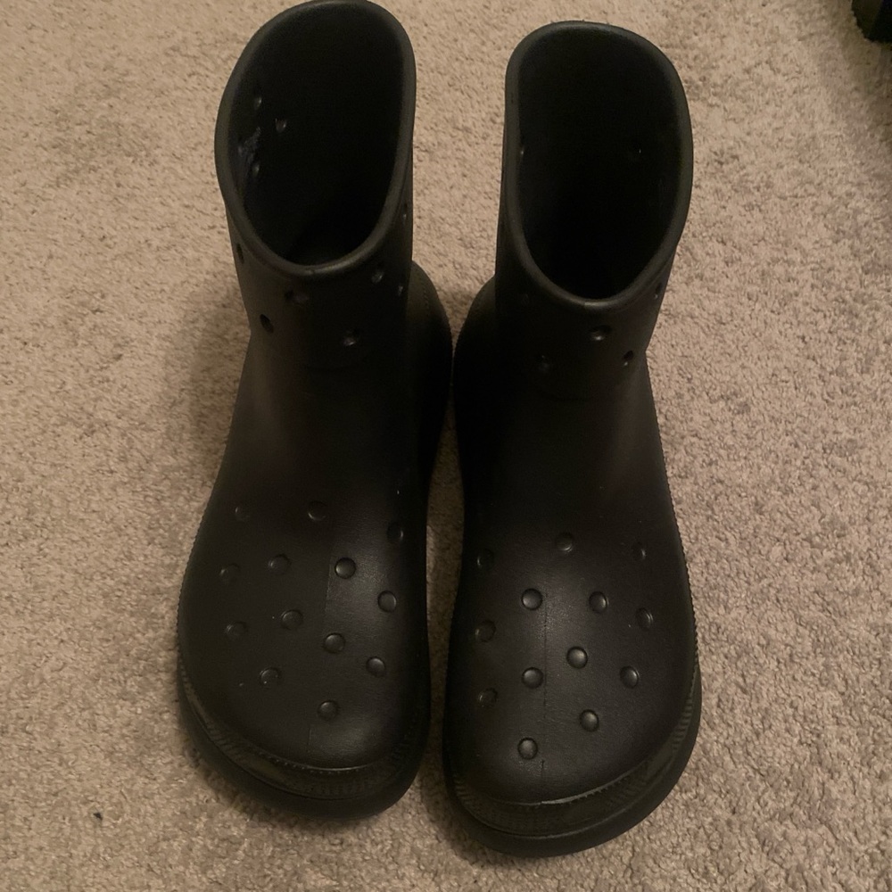 CROCS Black Waterproof Boots